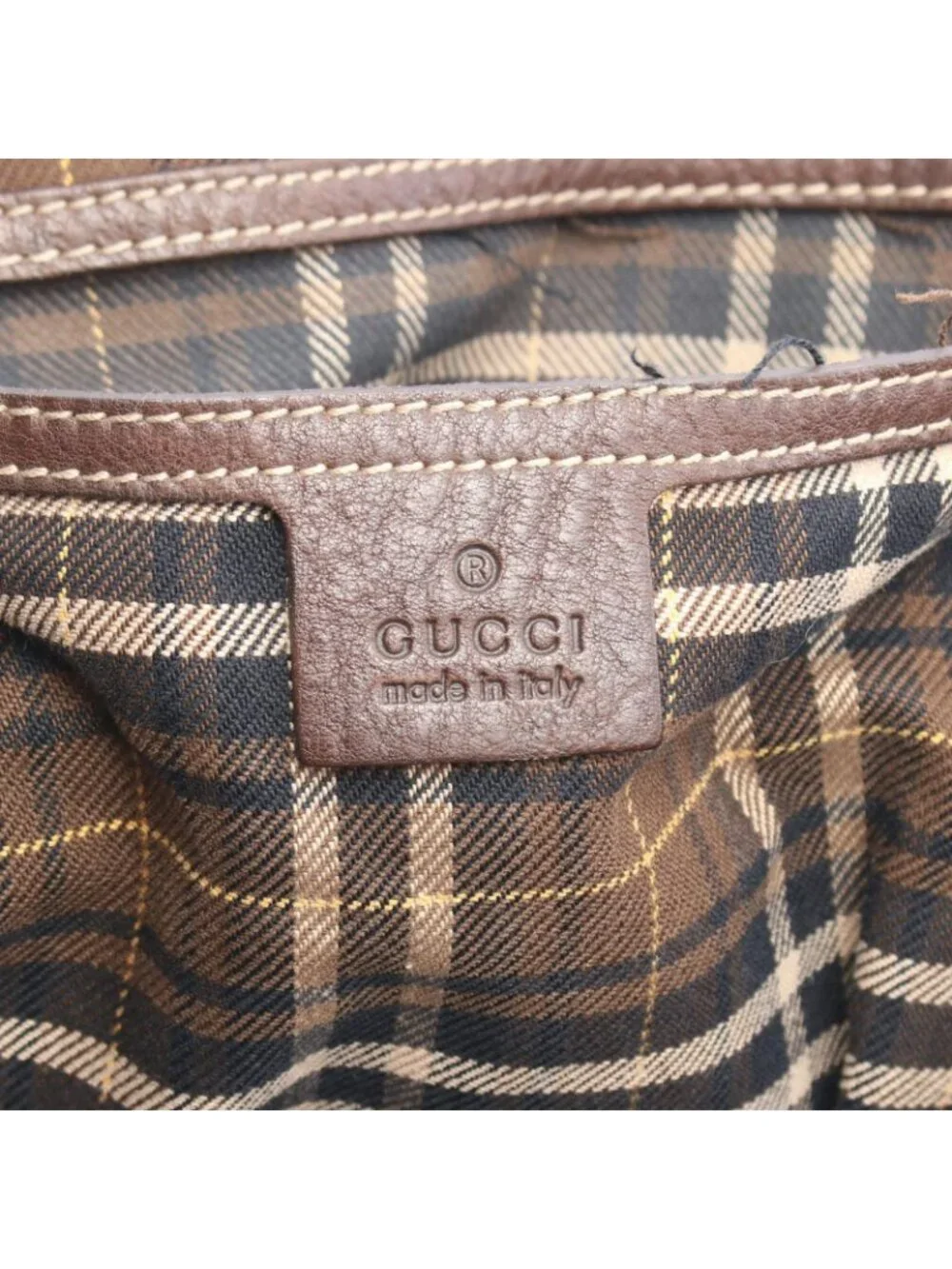 Gucci Tote Large GG Canvas Dark Brown